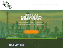 Tablet Screenshot of ndtesting.com